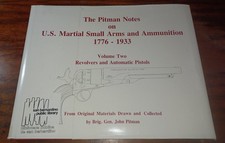 Revolvers & Automatic Pistols / Pitman Notes 1776-1933 Vol. 2 / FOLIO HBDJ picture