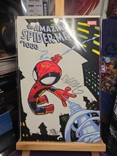 THE AMAZING SPIDER-MAN 1000 SIGNED & EXCLUSIVE COVER SKOTTIE YOUNG COA SEALED .  picture
