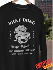 Phat Dong Funny Chinese Restaurant Food Pun Graphic T-SHIRT Adult Sexual Humor picture