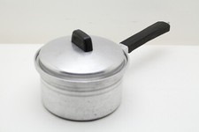 Vintage West Bend Flavo Seal 1 Quart Pot Saucepan 1930’s Small Pot with Lid picture