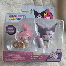 NEW My Melody and Kuromi 2 Figure pack, Hello Kitty and Friends Sweet and Salty picture