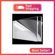 Roowest 2 Pcs 24 X 48 Inch, 1/8 Inch Transparent Acrylic Sheet Panel picture