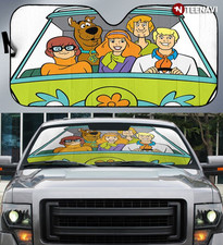 Cartoon Theme What’s New Scooby-Doo Driving Print Auto Sun Shade picture