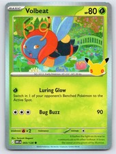 2026 POKEMON ME: 30TH CELEBRATION VOLBEAT 003/128 HOLO C NM A100556 FREE S&H picture