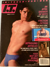 Vintage, April 1986 I.T. Magazine, Playgirl-Like, Gay Interest, Out-of-Print picture