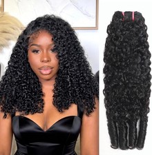 16A Burmese Curly Human Hair Bundle 18in Unprocessed Raw Virgin Double Weft picture