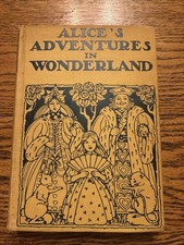 1915 Alice’s adventures in Wonderland Illustrated in colour by A.E. Jackson RARE picture