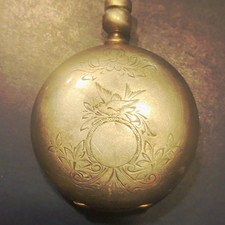 Elgin Vintage Pocket Watch Silver Full Hunter White Dial Roman Num.,7J, 18S,1888 picture