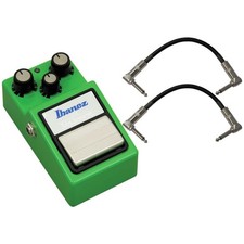 Ibanez TS-9 Tube Screamer Overdrive Pedal w/ Patch Cables picture