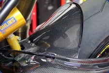 Carbon Rear Hugger for Ducati 848, 1098, 1198, S, R, SP evo mudguard sbk picture