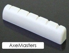 GeetarGizmos 40mm BONE NUT handmade for GIBSON Guitar - Custom Vintage Nut picture