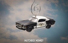 Highway Patrol CHIPs 1970 Camaro Z28 Chevy Christmas Ornament Adorno Police picture