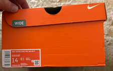 Nike Vapor Edge Pro 360 WIDE 'White Black' CV6348-100 Football Size 14 BRAND NEW picture