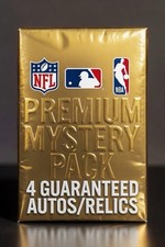 NFL MLB NBA 10 Card Pack with 4 Guaranteed Autographs or Relics plus #’d RC’s picture
