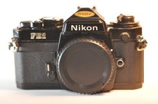 Nikon FE2 35mm Film analog SLR camera TESTED working fresh batteries NEW SEALS picture