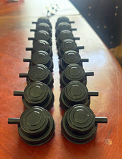 Dw collector’s black lugs x16 with tensión rods picture