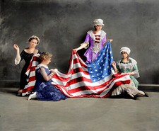 1915 Birth of the American flag 14 x 11