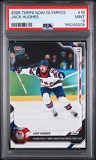 Jack Hughes 2026 Topps Now 2026 Olympics #18 PSA 9 Mint picture