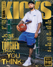 SLAM Kicks 29 Jose Alvarado Gold Metal Magazine Numbered 94 Knicks Presale picture