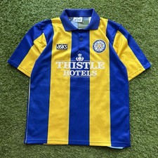Vintage 1993-94 Leeds United Away Shirt ASICS Soccer Kit Size M Premier League picture