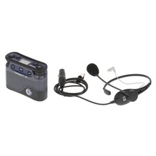Clear-Com FSII-BP24-X4 FreeSpeak II Beltpack w/ CC-32 Headset & BAT60 Tested picture