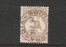1915 KANGAROO SECOND WMK 2/- BROWN MAGNIFICENT 