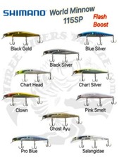 Shimano WM-World Minnow Flash Boost Jerkbait - Choose Color picture