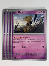 Abra 080/167 Pokemon TCG 4x Playset  Twilight Masquerade  picture