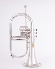 Flugelhorn Sliver  3 Valve  Ultrasonically Clean, Case and Mouthpiece picture