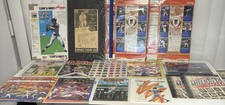 16 Pc Vintage Baseball Memorabilia Lot Hank Aaron Griffey Jr Rose Fleer Topps picture