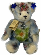 W TAG Vintage Grisly Teddy Bear PIA PUNK Mohair Made in Germany Limited Ed /333 picture