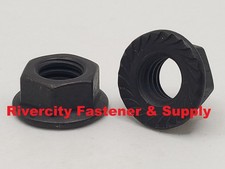M12-1.75 Serrated Flange Nuts M12x1.75 Nut 12mm x 1.75 Serrated Flare whiz nuts picture