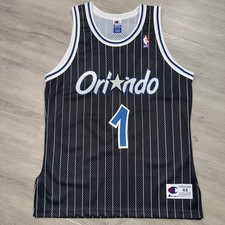 PENNY HARDAWAY Orlando Magic Champion Authentic Jersey 44 Large Vintage picture