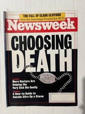 Newsweek August 26, 1991 Choosing Death Cover picture