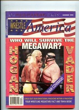 WRESTLE AMERICA MAGAZINE SUMMER 1995 HOGAN VADER STING SABU CACTUS JACK 104 PGS. picture