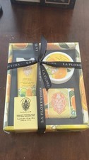 La Florentina Boboli Citrus Hand Care Gift Set 3 Piece Italy Scrub Cream Soap picture