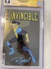 Image Invincible #1 Foil Edition Signed Ottley CGC 9.8 3/26 Reprint Comic picture