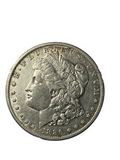1886 O Morgan Silver Dollar - Scarce in this Yr & Mint - Almost Uncirculated picture
