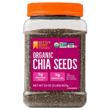 BetterBody Foods Organic Chia Seeds 2 lbs, 32 Oz, with Omega-3, Non-GMO, Gluten picture