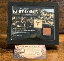 Kurt Cobain Nirvana Authentic Wood Relic In Utero Alta Loma Residence picture