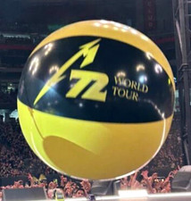 Rare Huge Metallica M72 World Tour Memorabilia Inflatable Beach Ball.  picture