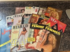 Lot of 15 Vintage Men’s Pin-Up Magazines 1950s 1960s Centerfolds Cheesecake picture