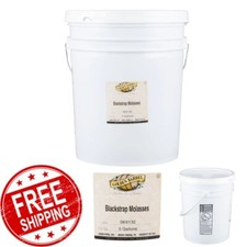 Golden Barrel Sulfur-Free Blackstrap Molasses 5 Gallon Pail Commercial Bulk picture