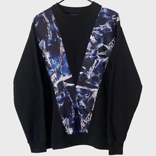 Études Crewneck Sweatshirt Pullover Black Men's V Abstract Medium Streetwear picture