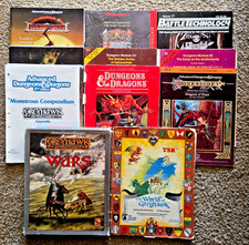Dungeons & Dragons AD&D Lot Of Ten RPG'S Greyhawk Screen Rules Vintage Rare+Free picture