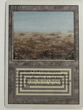 Scrubland MTG Revised Edition 1994 Dual Land Reserved List MP Magic Gathering  picture