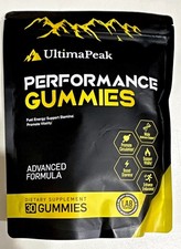 UltimaPeak Performance Gummies Dietary Supplement 30 Lab Tested Energy Support picture