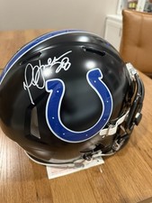 Marshall Faulk Indianapolis Colts Autographed Helmet Full Size Authentic picture