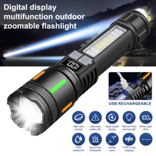 350000000 Lumen Super Bright LED Tactical Flashlight Rechargeable LED Work Light picture