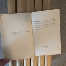 1894 Jacques Casanova De Seingalt Ltd Ed 12 Vol Privately Printed HC Eng picture